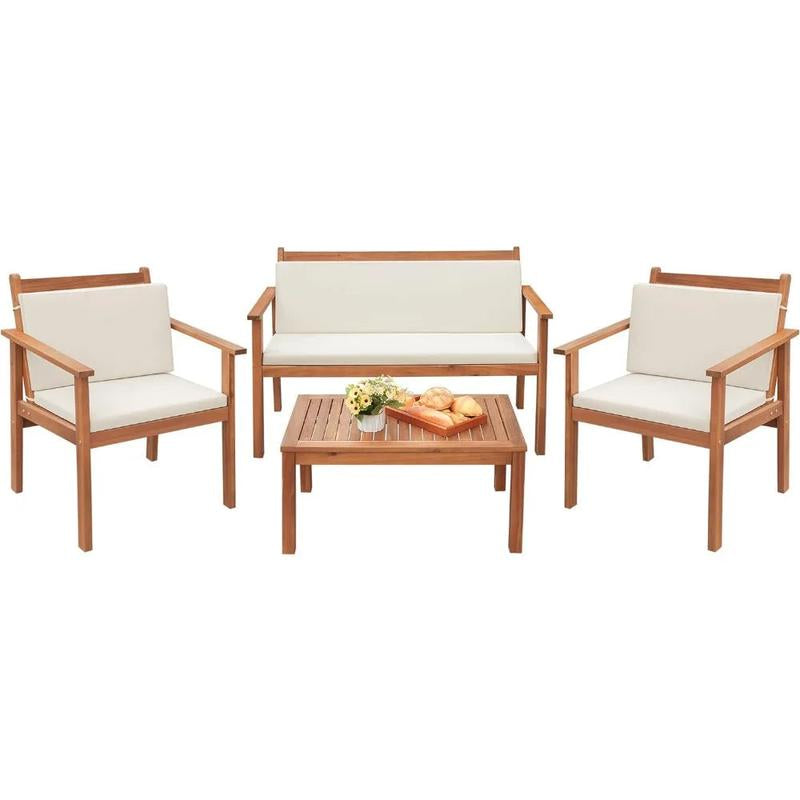 Cabana Outdoor Patio Furniture Set - 4pc